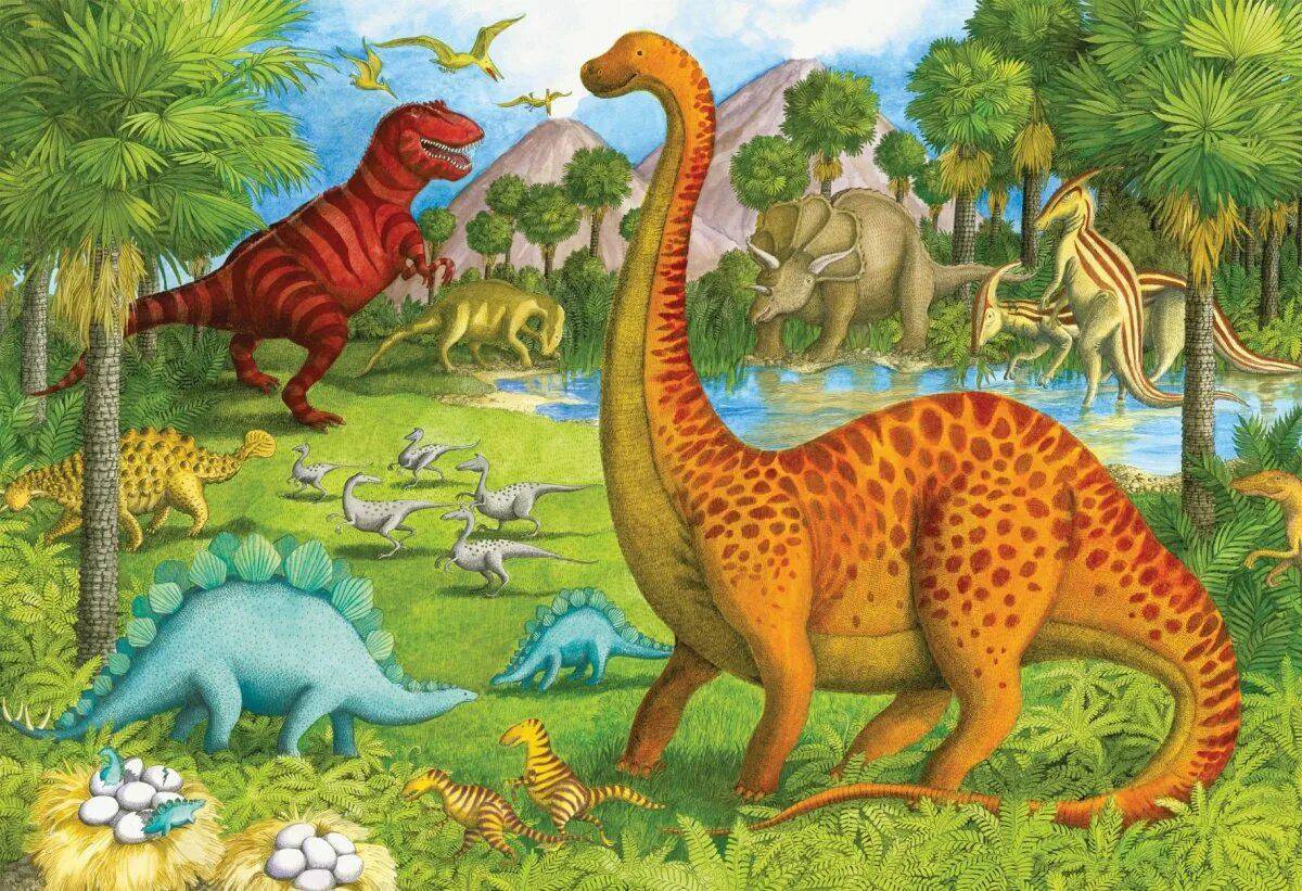 Динозавры для детей 5 8 лет #22