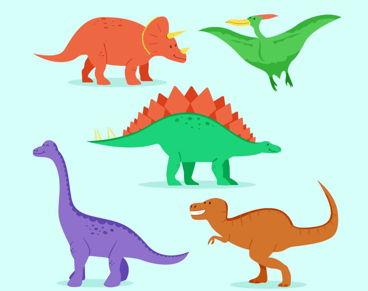 Динозавры для детей 5 8 лет #25