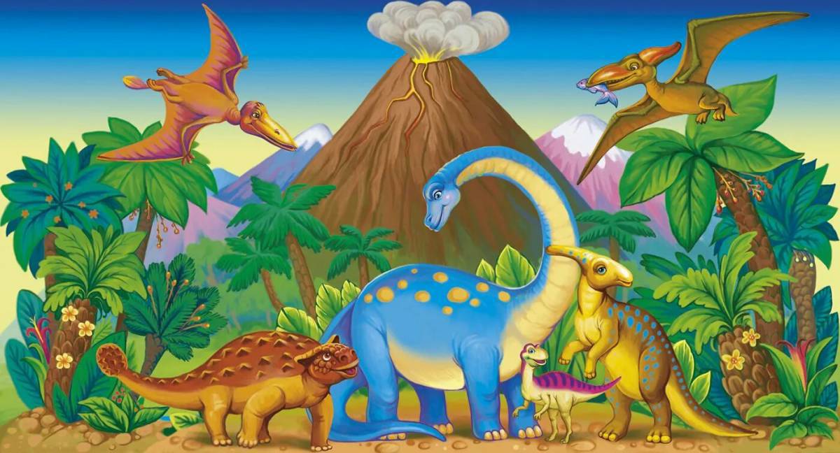 Динозавры для детей 5 8 лет #32
