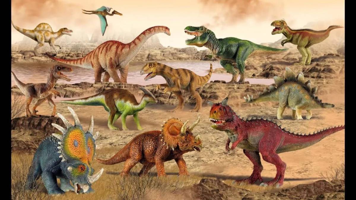 Динозавры много #15
