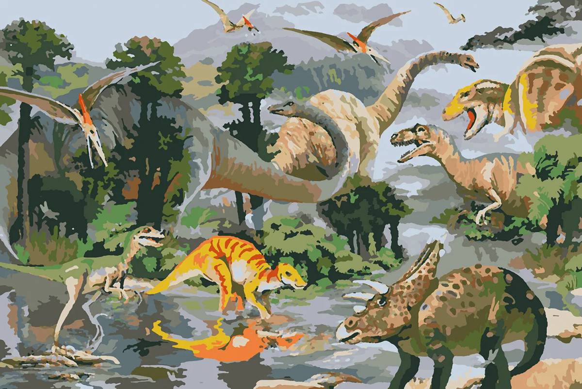 Динозавры много #34