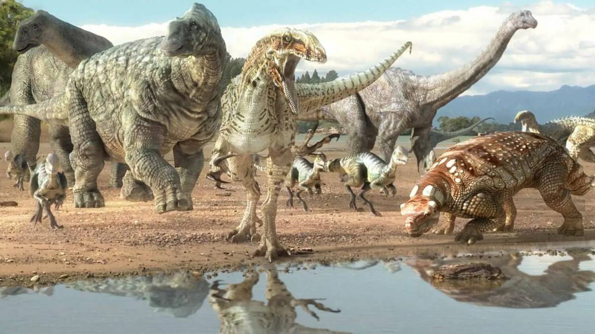 Динозавры много #38