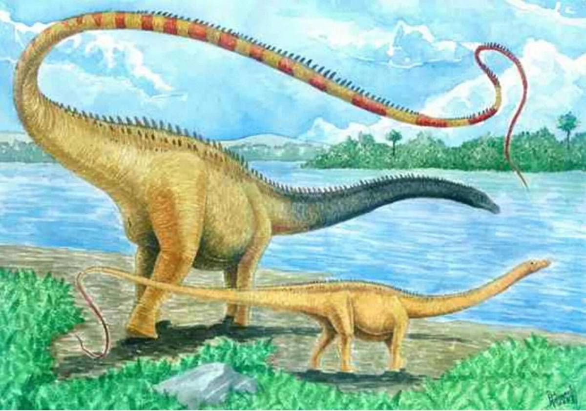 Диплодок динозавр #18