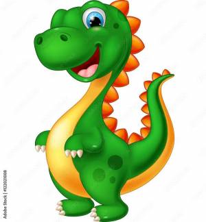 Раскраска динозаврик для детей #1 #268235