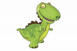 Раскраска динозаврик для детей #20 #268254