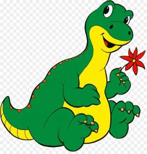Раскраска динозаврик для детей #22 #268256