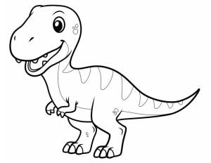 Раскраска динозавры для детей 5 8 лет #26 #268286