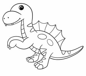 Раскраска динозавры для детей 5 8 лет #31 #268291