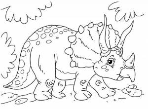 Раскраска динозавры для детей 5 лет #8 #268307