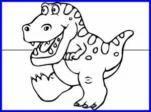 Раскраска динозавры для детей 5 лет #21 #268320