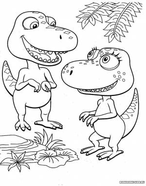 Раскраска динозавры для детей 5 лет #32 #268331