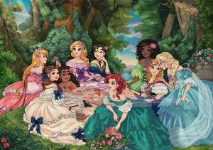Раскраска диснеевские принцессы #31 #268800