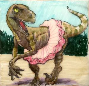Раскраска для девочек динозавры #25 #273443