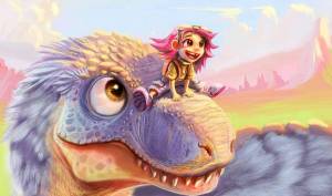 Раскраска для девочек динозавры #38 #273456