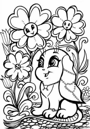 Раскраска для девочек для 9 лет животные #17 #273708