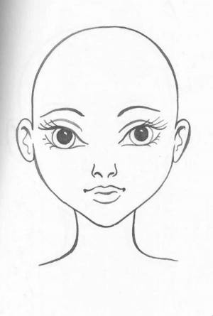 Раскраска для девочек для макияжа лицо #7 #273815