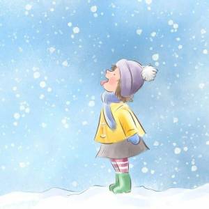 Раскраска для девочек зима #8 #274026