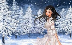 Раскраска для девочек зима #11 #274029