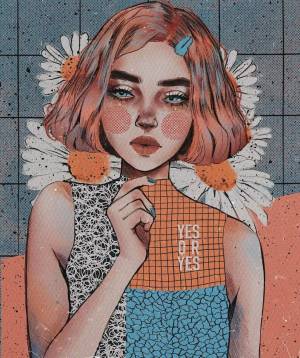 Раскраска для девочек из пинтереста #7 #274142