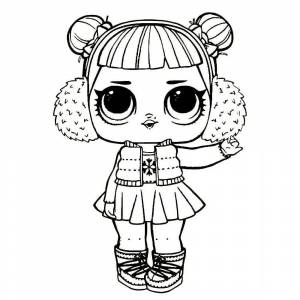 Раскраска для девочек кукла лола #5 #274323