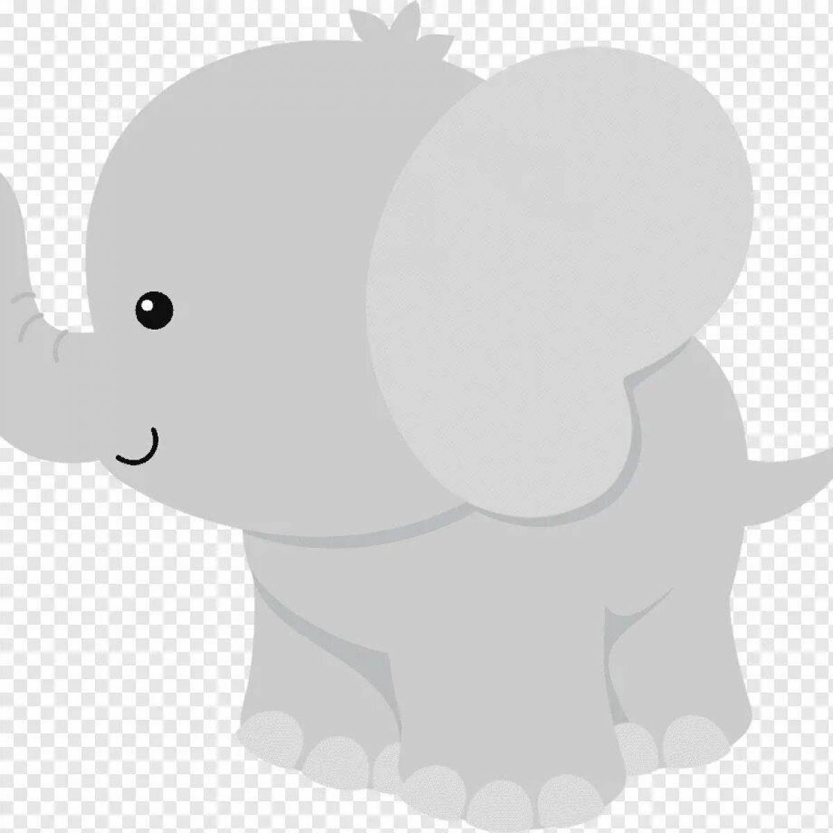 Слон для детей #13