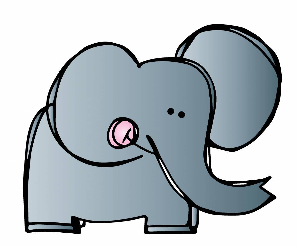 Слон для детей #20
