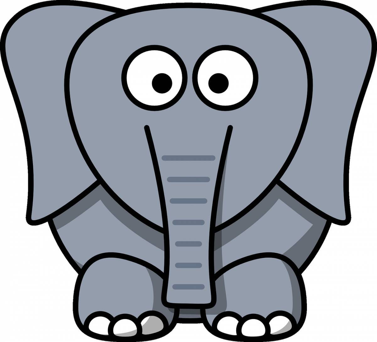 Слон для детей #23