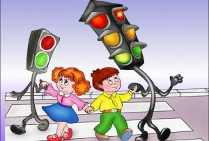 Раскраска светофор для детей #19 #24454
