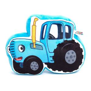 Раскраска синий трактор для детей #33 #24662