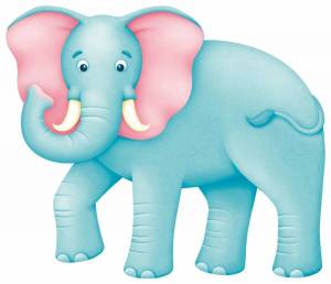 Раскраска слон для детей #18 #25045