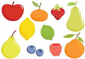 Раскраска фрукты для детей #9 #27140