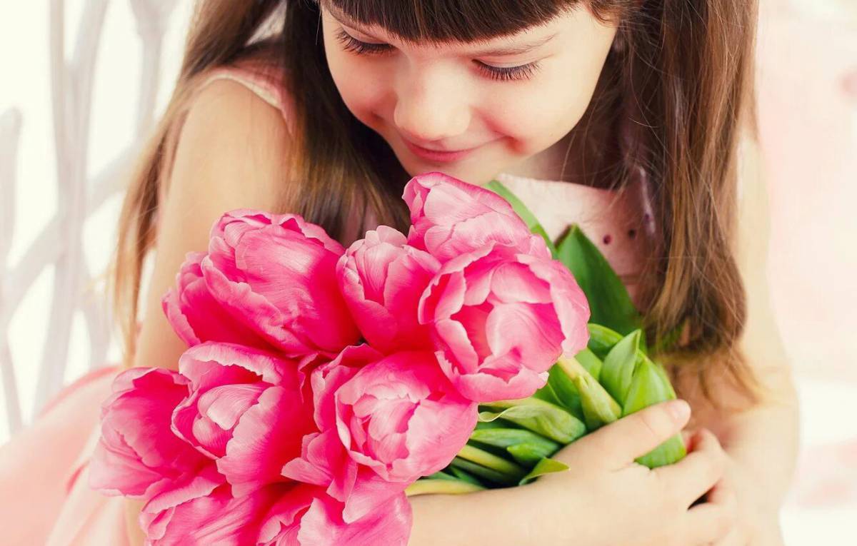 Для девочек цветы красивые #6