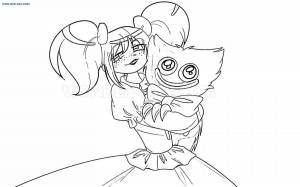 Раскраска для девочек хагиваги и кисимиси #29 #276253