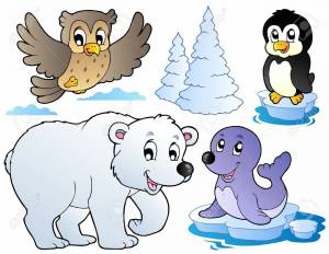 Раскраска для детей 4 5 лет животные зимой #21 #278409