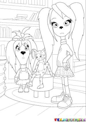 Раскраска для детей 6 7 лет для девочек из мультфильмов #16 #279661
