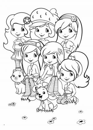 Раскраска для детей 6 7 лет для девочек из мультфильмов #17 #279662