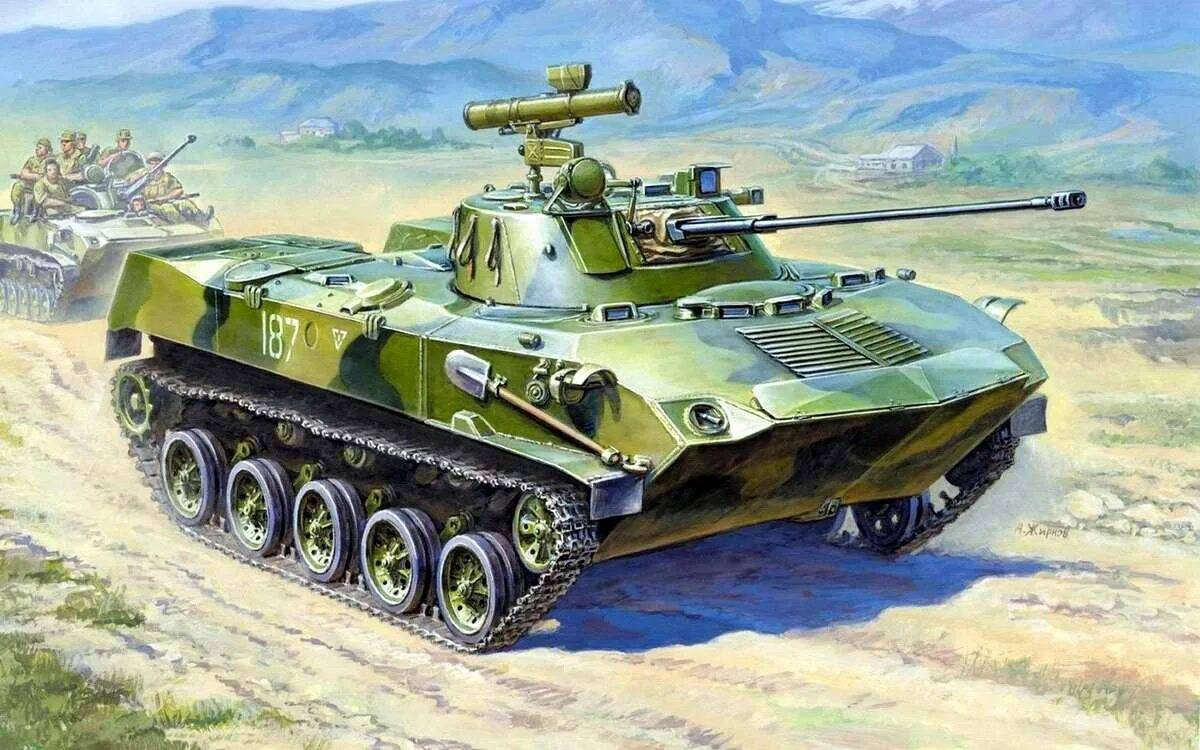 Для детей военный танк #18