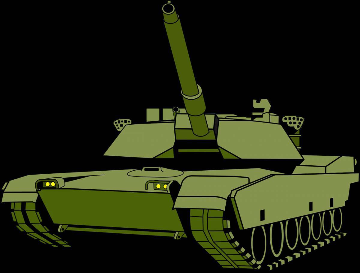 Для детей военный танк #33