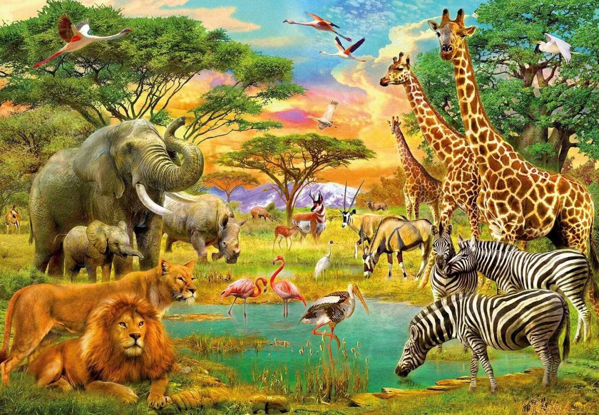 Для детей животные африки #36