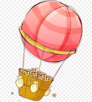 Раскраска для детей воздушный шар с корзиной #22 #282080