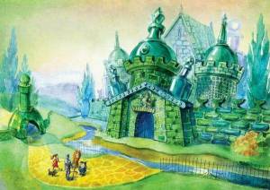 Раскраска для детей волшебник изумрудного города #10 #282129