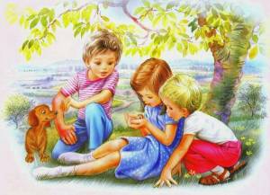 Раскраска для детей дружба детей #33 #282955