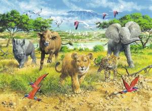 Раскраска для детей животные африки #10 #283079