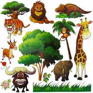 Раскраска для детей животные африки #12 #283081