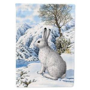 Раскраска для детей заяц зимой #13 #283236
