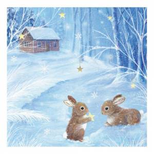 Раскраска для детей заяц зимой #27 #283250