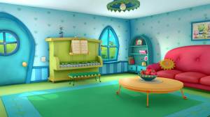 Раскраска для детей интерьер комнаты #28 #283672