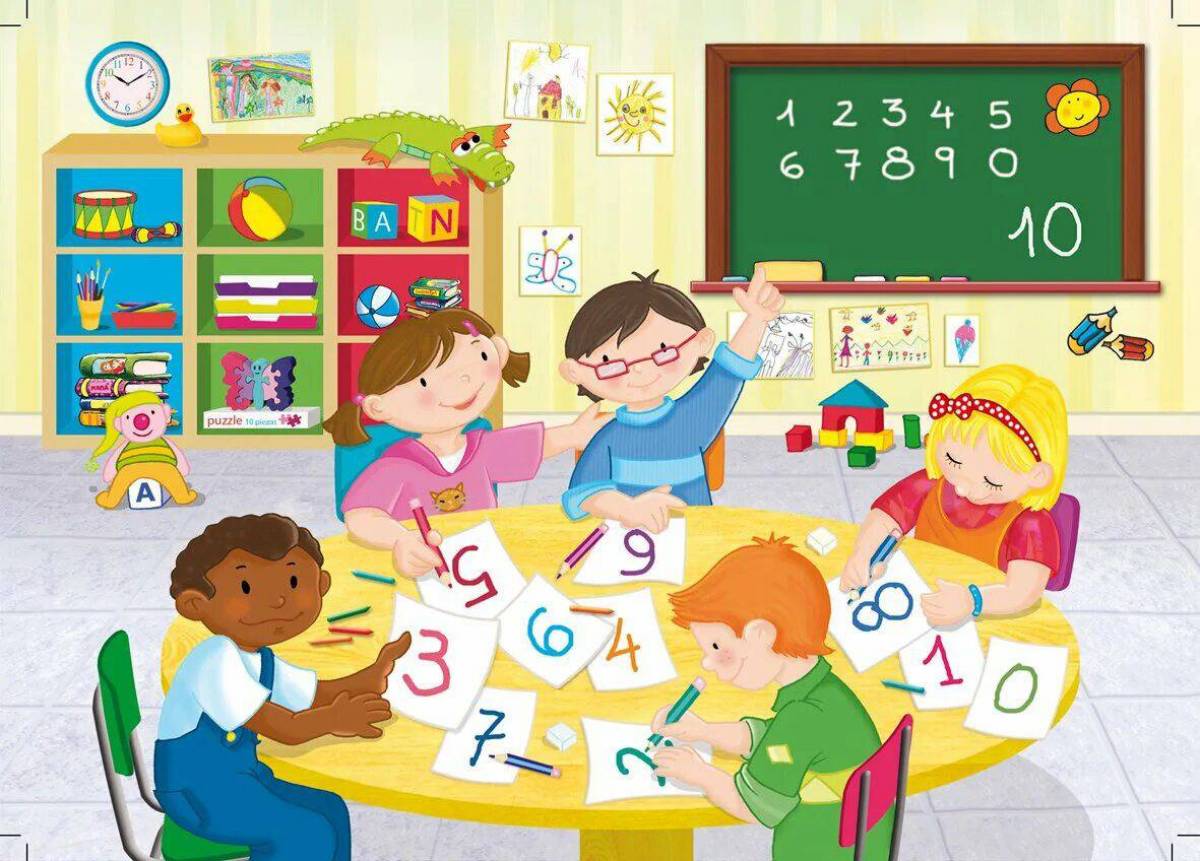 математические картинки для оформления в детском саду