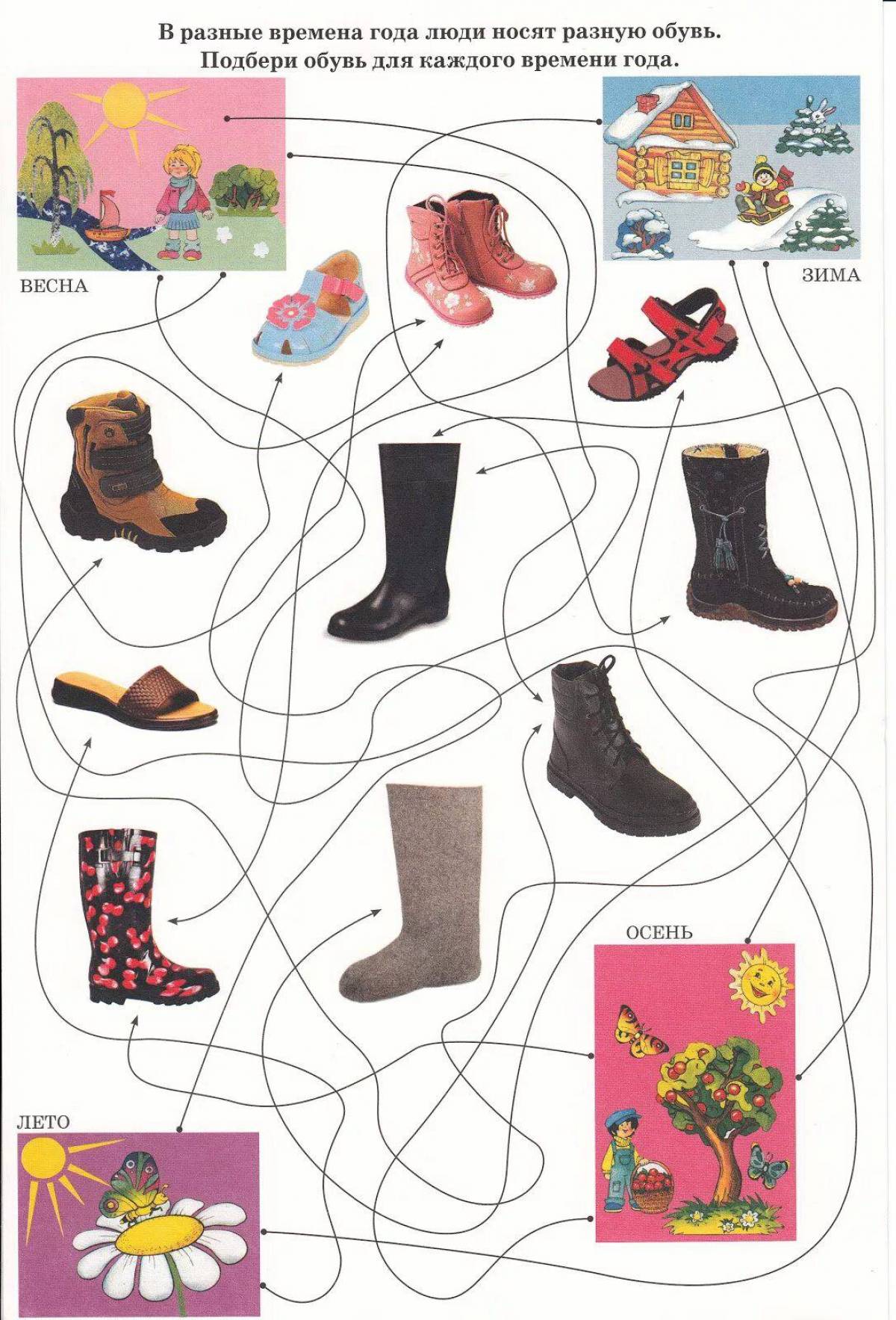 одежда и обувь картинки для детского сада