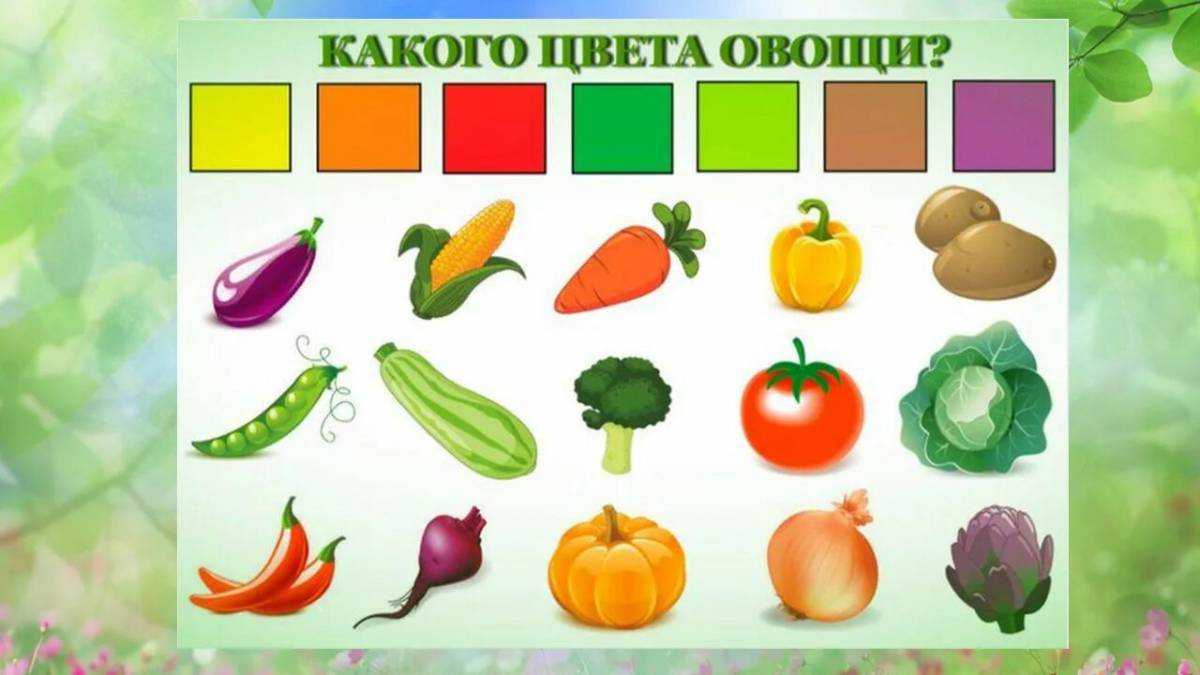 Для детей овощи для детей 3 лет #31